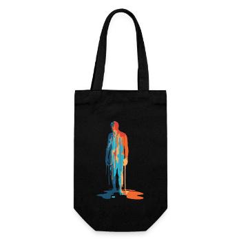 Explosion of color Modern Silhouette - Gift Bag for Bottles - black - Front