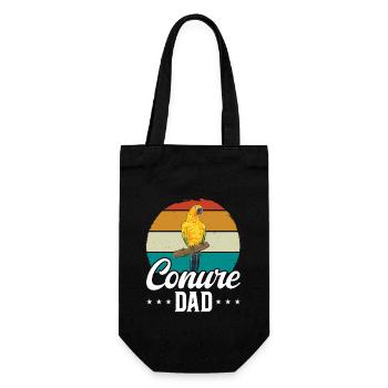 Parakeet, Parrot, Parakeet, Bird - Gift Bag for Bottles - black - Front
