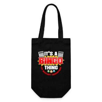 Joueur de bingo C’est un truc de bingo - Sac à bouteille - noir - Devant