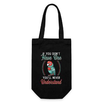 Conure If You Don't Have One Pet Bird Conure Lover - Gift Bag for Bottles - black - Front