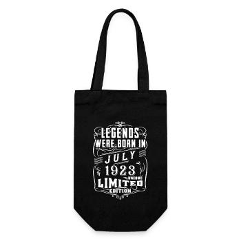Birthday July 1923 Year Limited Edition - Gift Bag for Bottles - black - Front