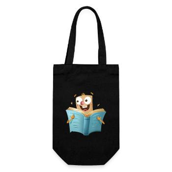 Le plaisir de la lecture pour les amoureux des livres - Sac à bouteille - noir - Devant