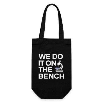 Microbiologist Microbiology Lab Staph Biology - Gift Bag for Bottles - black - Front