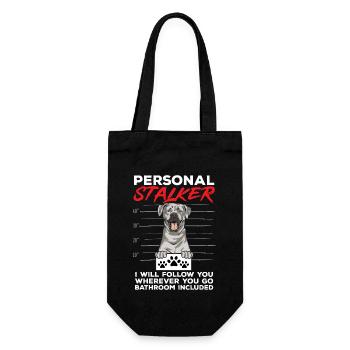 Silver Labrador Retriever Silver Lab - Gift Bag for Bottles - black - Front