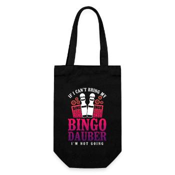 Bingo Player If I Can't Bring My - Geschenkbeutel für Flaschen - Schwarz - Vorne
