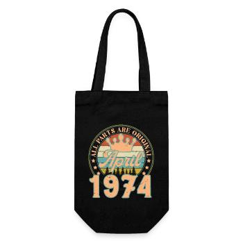 Avril 1974. Cadeau d’anniversaire avril 1974 April - Sac à bouteille - noir - Devant