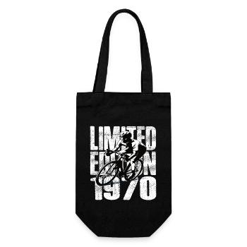Limited Edition 1970 Limited Edition Geburtstag - Geschenkbeutel für Flaschen - Schwarz - Vorne