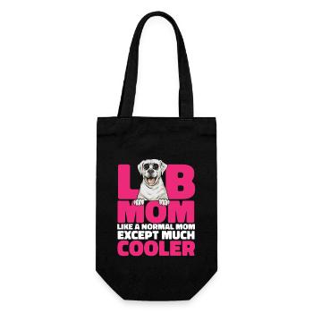 Labrador Retriever blanc Labrador Labrador blanc - Sac à bouteille - noir - Devant