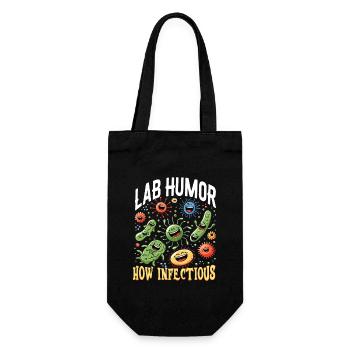 Microbiologist Microbiology Lab Staph Biology - Geschenkbeutel für Flaschen - Schwarz - Vorne