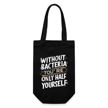 Microbiologist Microbiology Lab Staph Biology - Gift Bag for Bottles - black - Front