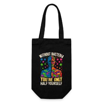 Microbiologist Microbiology Lab Staph Biology - Gift Bag for Bottles - black - Front
