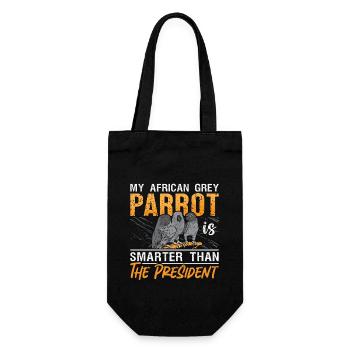 Mon perroquet gris africain est ornithologue gris africain - Sac à bouteille - noir - Devant
