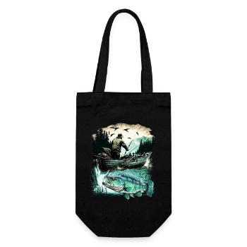 Poisson bar - Sac à bouteille - noir - Devant