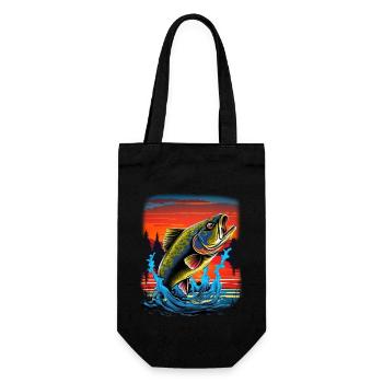 Poisson bar - Sac à bouteille - noir - Devant