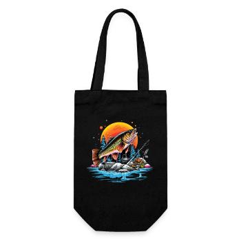 Poisson bar - Sac à bouteille - noir - Devant