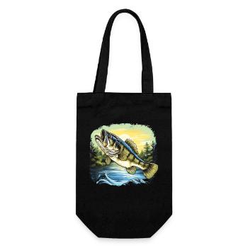 Poisson bar - Sac à bouteille - noir - Devant