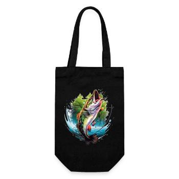 Poisson bar - Sac à bouteille - noir - Devant