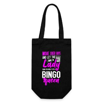 Joueur de bingo fille femme se déplacer - Sac à bouteille - noir - Devant