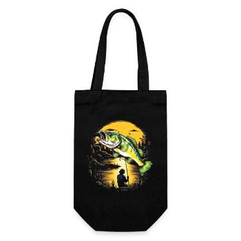 Poisson bar - Sac à bouteille - noir - Devant