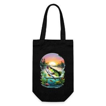 Poisson bar - Sac à bouteille - noir - Devant