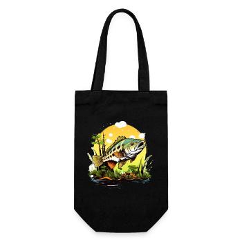 Poisson bar - Sac à bouteille - noir - Devant