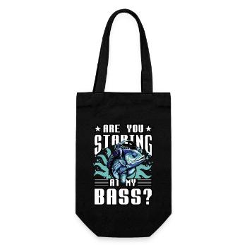 Regardez-vous ma basse ? - Sac à bouteille - noir - Devant