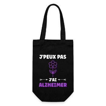 Sensibilisation à la maladie d’Alzheimer - Sac à bouteille - noir - Devant