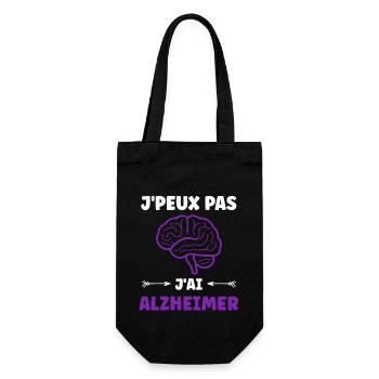 Sensibilisation à la maladie d’Alzheimer - Sac à bouteille - noir - Devant