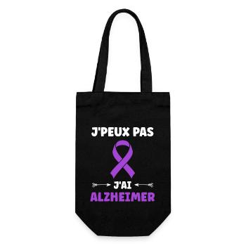 Sensibilisation à la maladie d’Alzheimer - Sac à bouteille - noir - Devant