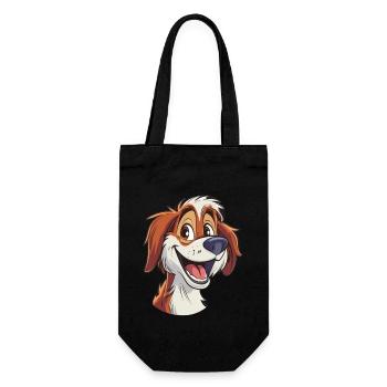 Kooikerhondje Illustration de dessin animé - Sac à bouteille - noir - Devant