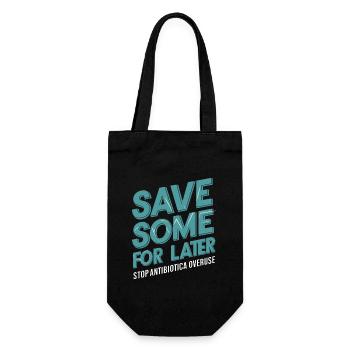 l’abus d’antibiotiques, la résistance aux antibiotiques, - Sac à bouteille - noir - Devant