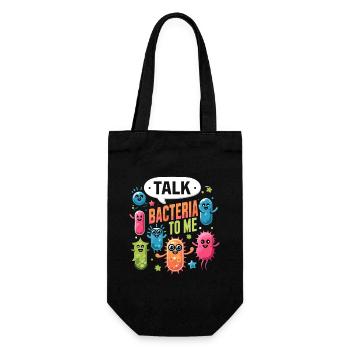 Microbiologist Microbiology Lab Staph Biology - Gift Bag for Bottles - black - Front
