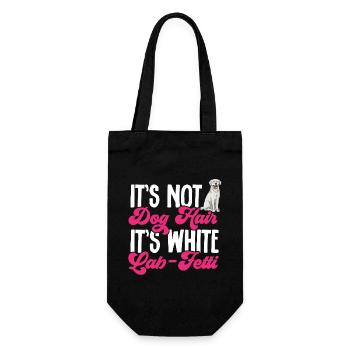 Labrador Retriever blanc Labrador Labrador blanc - Sac à bouteille - noir - Devant