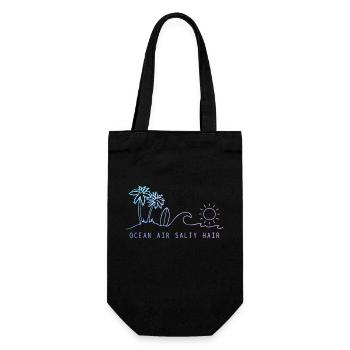 Surfer Vintage Surf Geschenk - Geschenkbeutel für Flaschen - Schwarz - Vorne