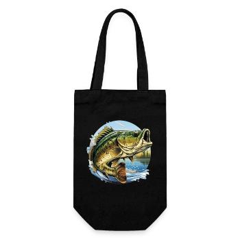Poisson bar - Sac à bouteille - noir - Devant