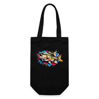 Poisson bar - Sac à bouteille - noir - Devant