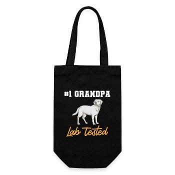 Labrador Retriever blanc Labrador Labrador blanc - Sac à bouteille - noir - Devant