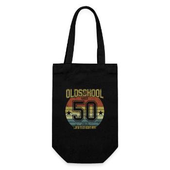 July 1950 - Birthday in July Oldschool - Gift Bag for Bottles - black - Front