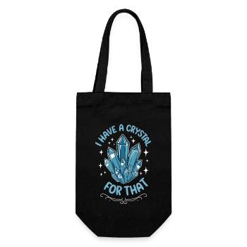 Crystal Healing Crytal Crystals and Stones - Gift Bag for Bottles - black - Front