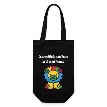 Animal Sensibilisation à l'autisme - Sac à bouteille - noir - Devant