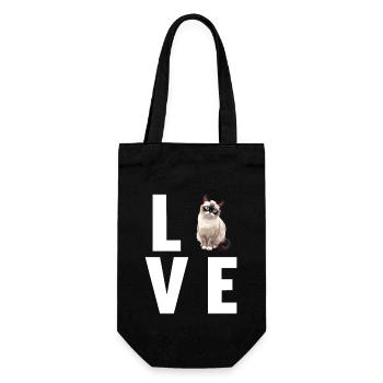 Chaton raquette Chat raquette - Sac à bouteille - noir - Devant