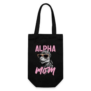 Alpha Mom Drôle Dinosaure Maman Style Dinosaure - Sac à bouteille - noir - Devant