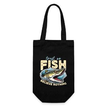 Musky Fishing Trust Aucun poisson ne croit amateur de pêche - Sac à bouteille - noir - Devant