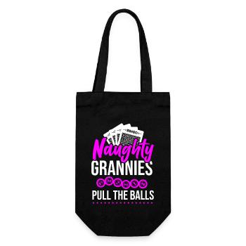 Bingo Player Grandma Naughty - Geschenkbeutel für Flaschen - Schwarz - Vorne