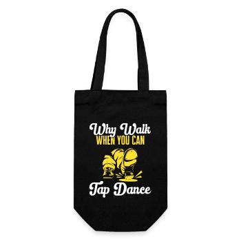 Tap Dance Teacher Tap Dancer Tap Dance - Gift Bag for Bottles - black - Front