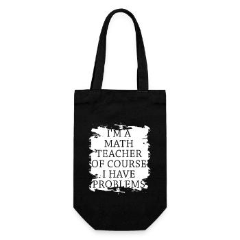 Je suis un professeur de mathématiques, bien sûr que j’ai - Sac à bouteille - noir - Devant