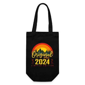 Birthday 2024 Gift 2024 Birthday - Gift Bag for Bottles - black - Front