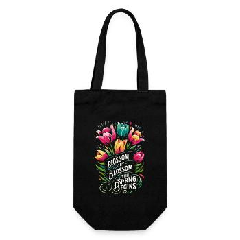 Tulipes Tulipe Blossom Oui, je parle de tulipes - Sac à bouteille - noir - Devant