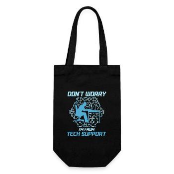 From Now On Call Me Tech Wizard Tech Support Compu - Geschenkbeutel für Flaschen - Schwarz - Vorne