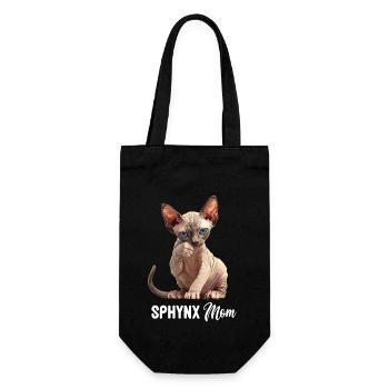 Sphynx Kitten Sphynx Cat - Gift Bag for Bottles - black - Front